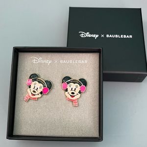 Disney x Baublebar Minnie Mouse Winter Earrings